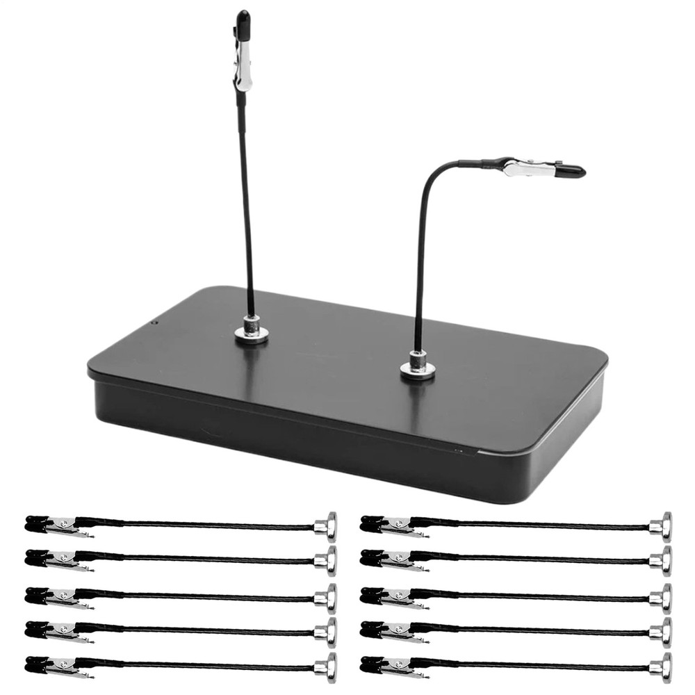 Model Paint Stand Alligator Clips Bendable Secure Magnetic Hobby