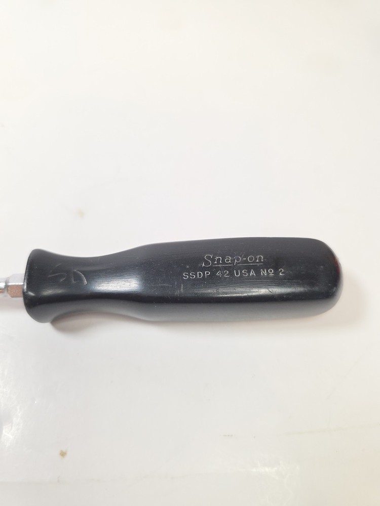 SNAP-ON TOOL 5 pc. SCREWDRIVER SET, Flat and Phillips Black Handle Screwdrivers