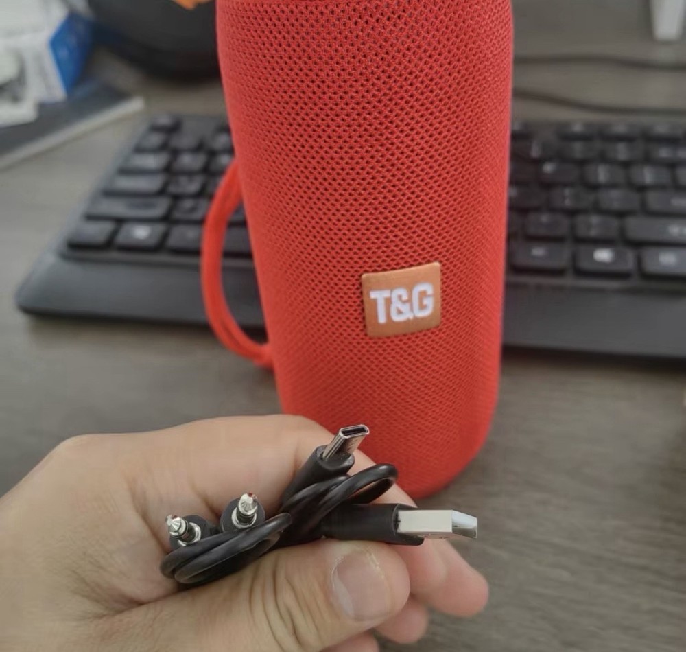 T&G Portable Bluetooth Speaker, Multiple Audio Inputs, Multicolor Options