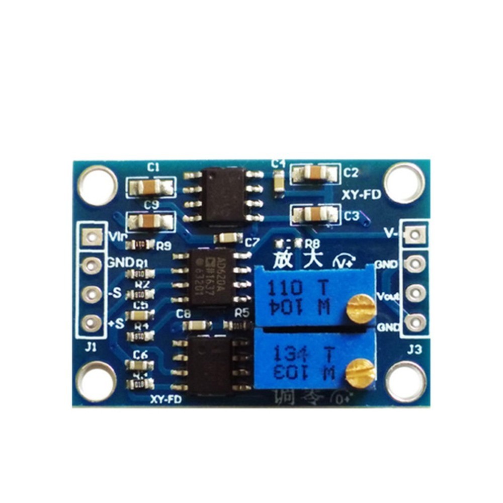 For AC DC Model Voltage Module AD620 Transmitter Low Offset Millivolt Voltage