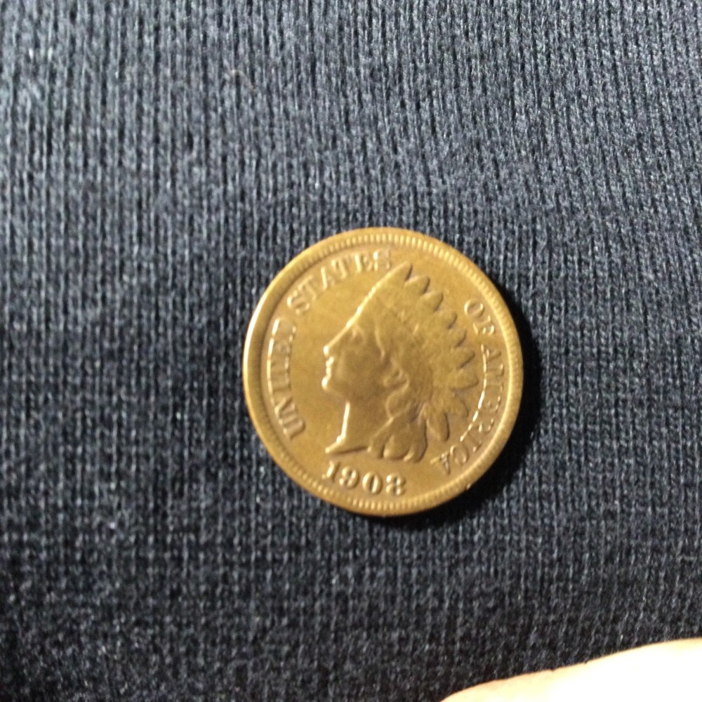 1908 S Indian Head Copper Cent 1C