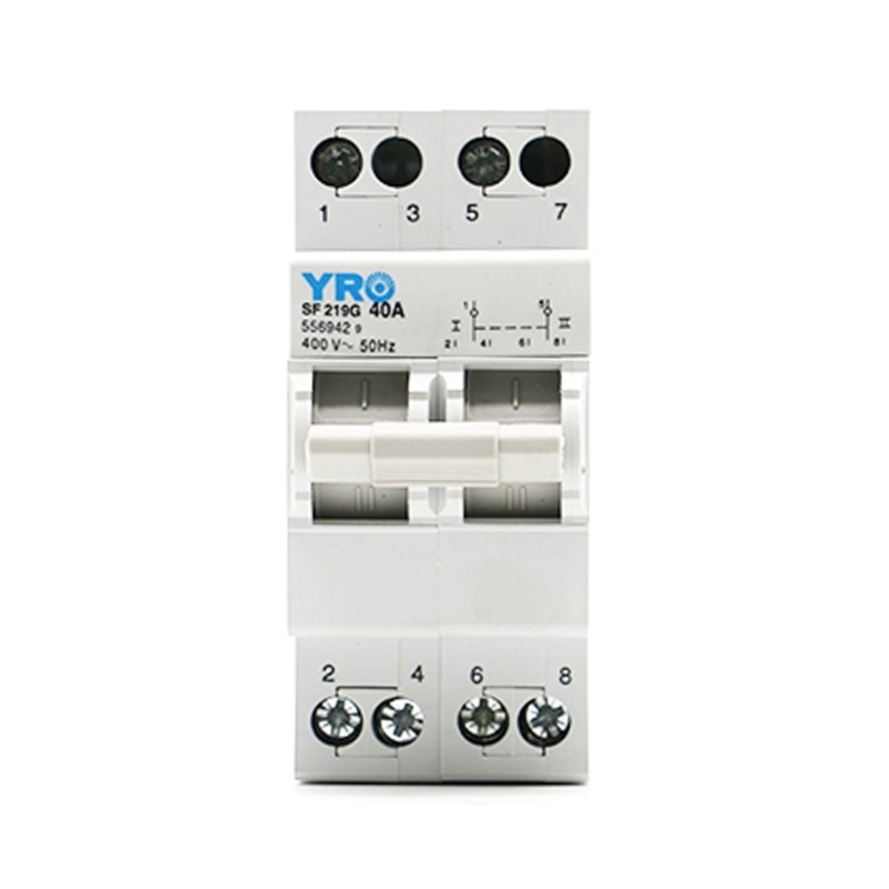 Double Power Manual Transfer-Switch Interlocked Circuit-Breaker Interlock-Switch