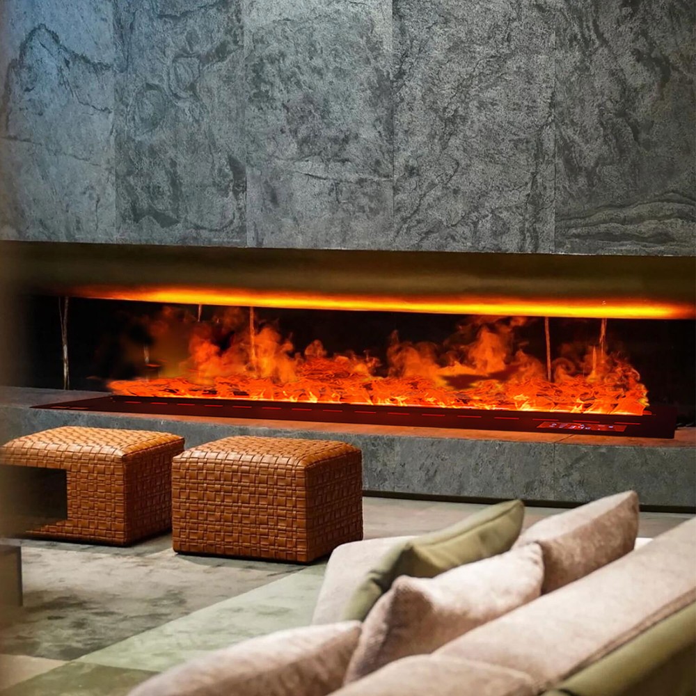 Electric Fireplace-Multiple App Water Vapor Fireplace 3D Atomizing Fireplace