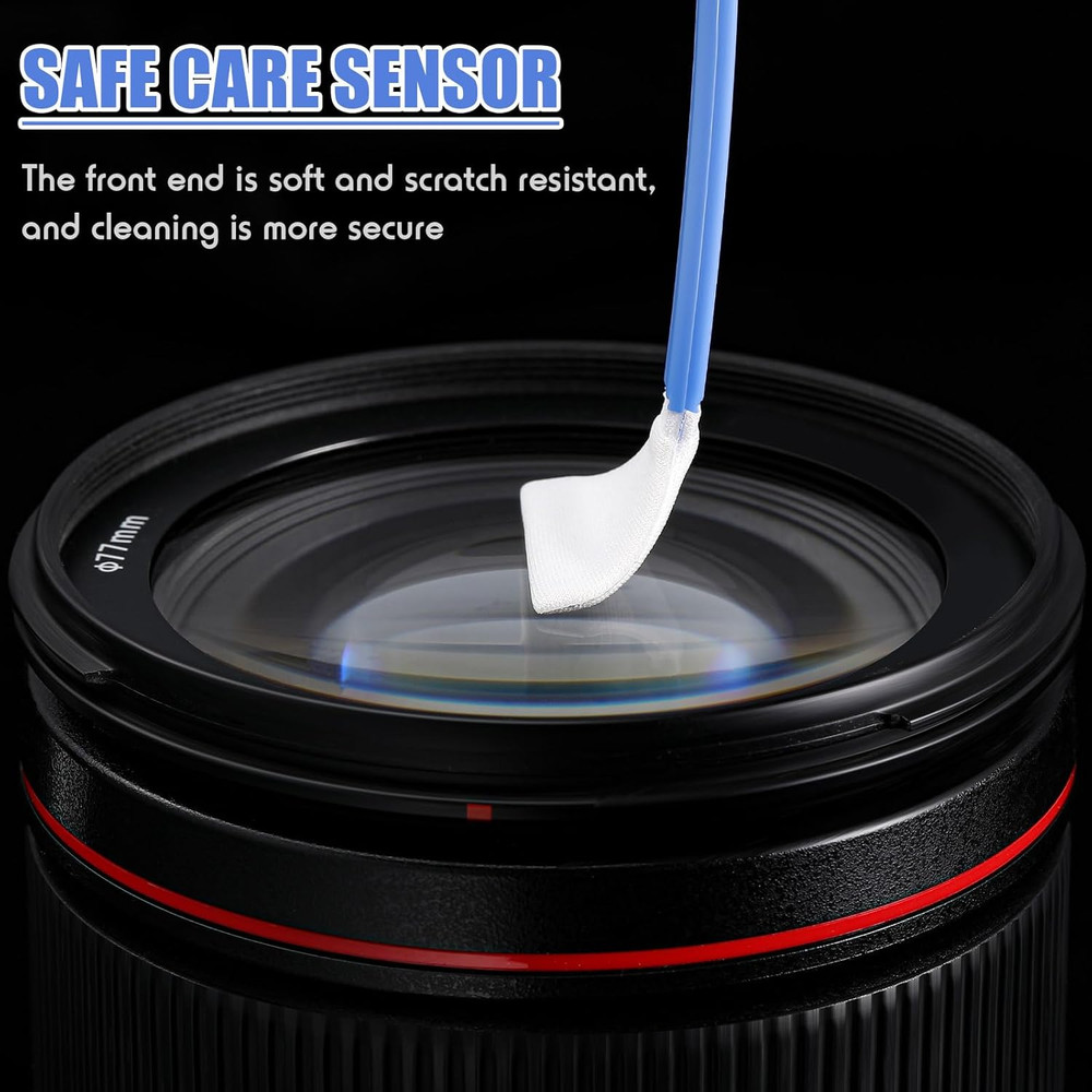 45 Sensor Cleaning Swabs Kit - 25Mm Bristle, Full Frame Camera Cleaner
