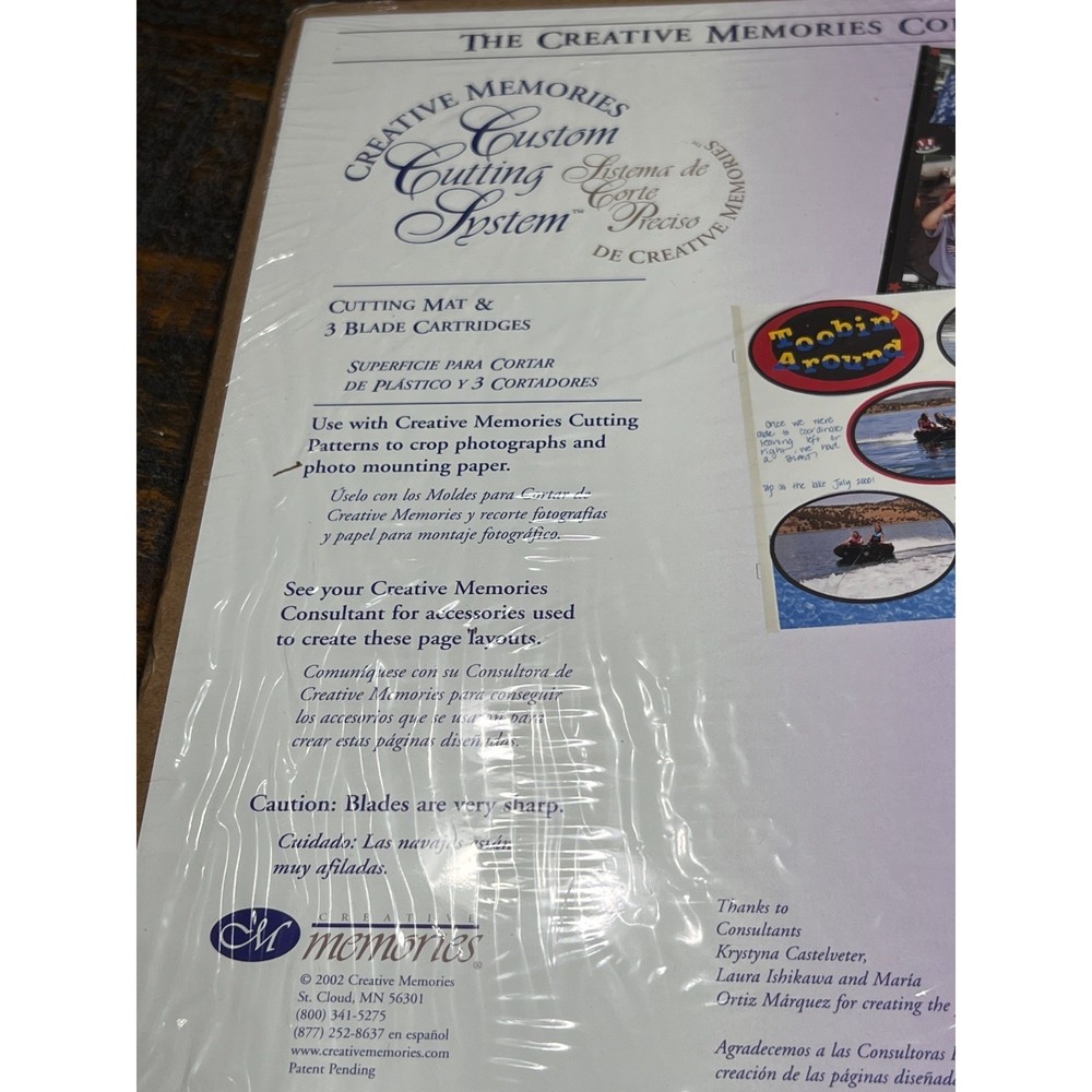 Creative Memories Oval Patterns Custom Cutting System and Mat Set Scrapbooking