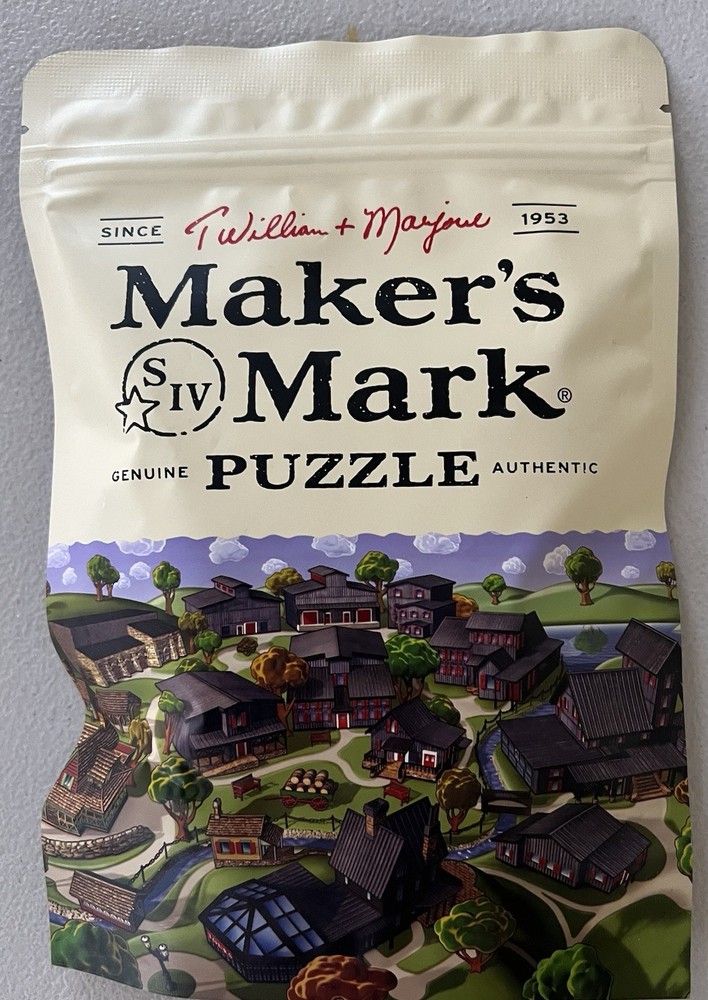 Maker's Mark Puzzle New Unopened Sealed