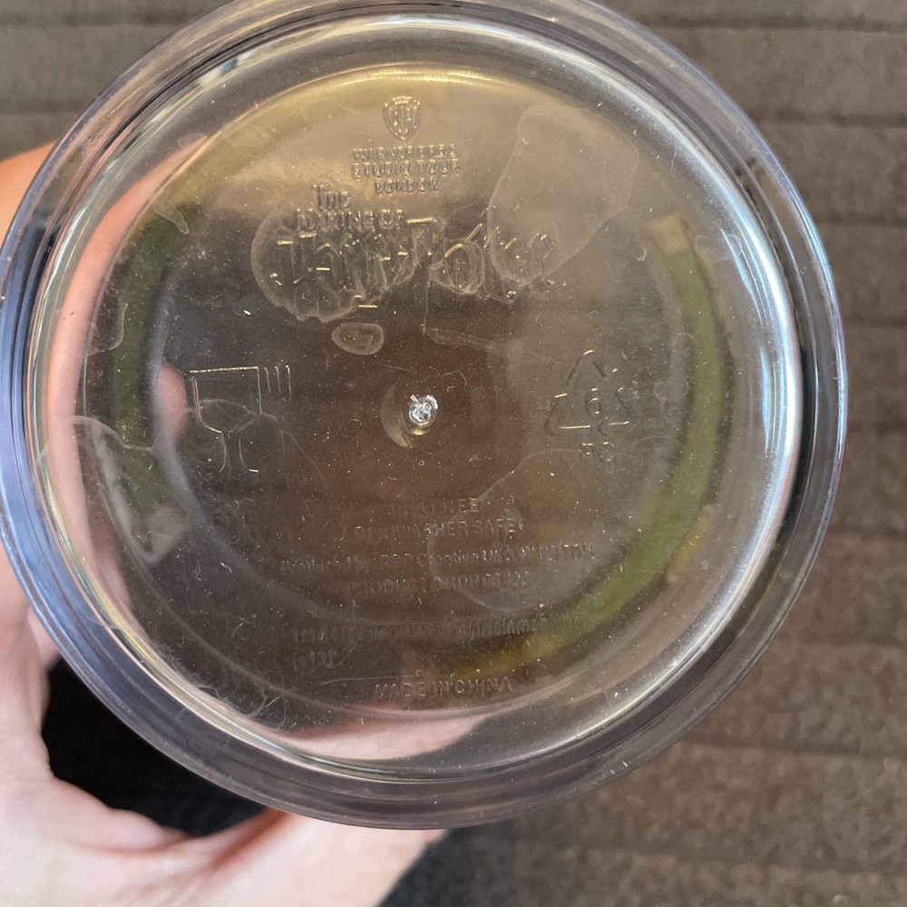 harry potter butterbeer Plastic Glass From Warner Bros Studios