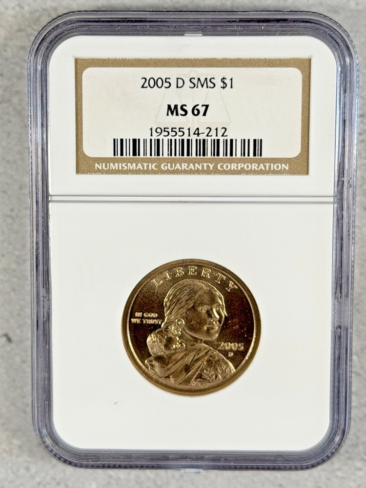 2005-D SMS $1 Sacagawea Dollar MS67 #3P14