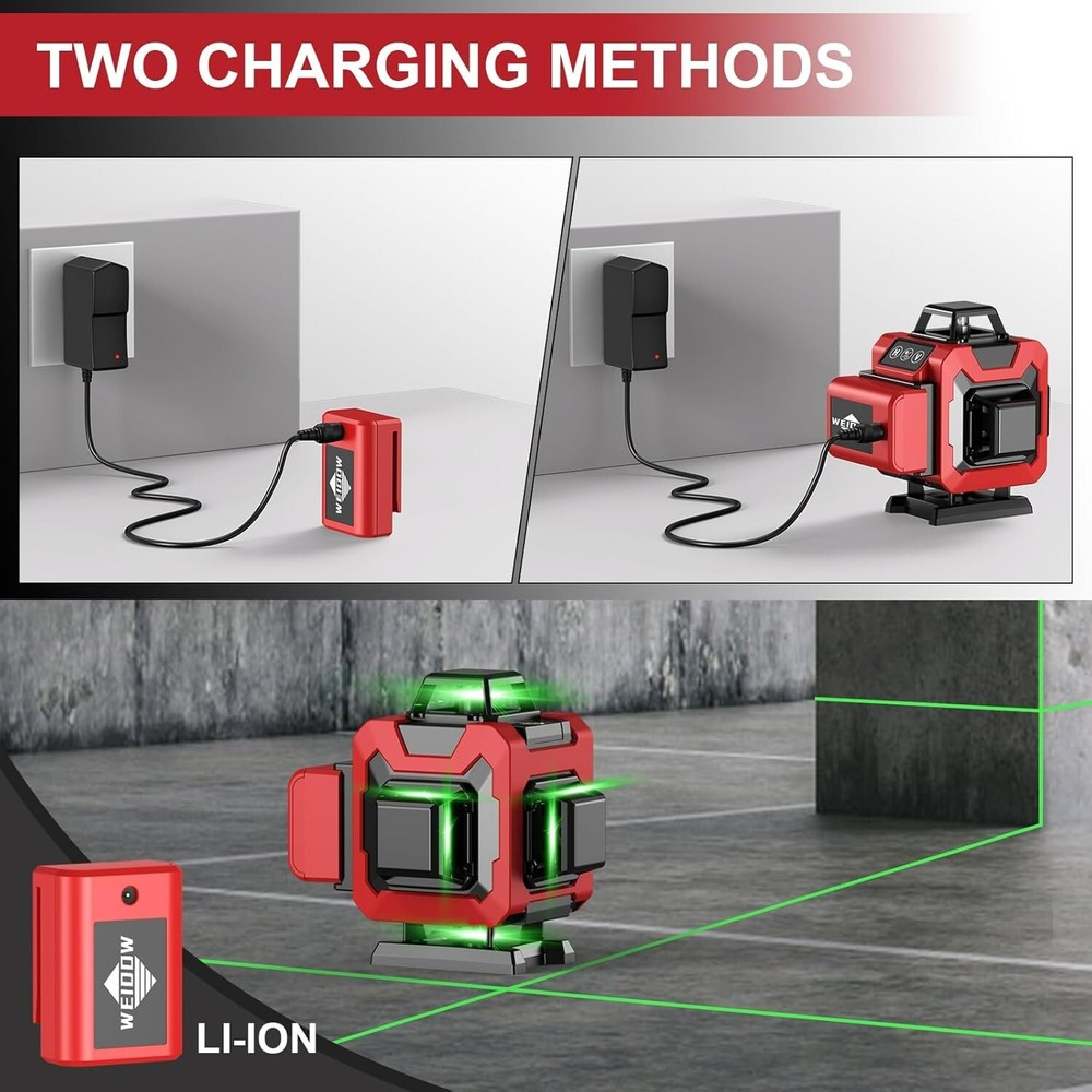 16-line Laser Level 360 Self Leveling with Tripod for Construction Projects