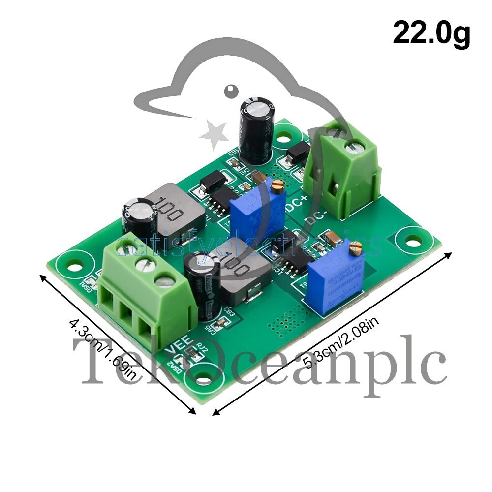 DC5.5V-35V Positive Negative Voltage Stabilizing Power Supply Module Low Ripple