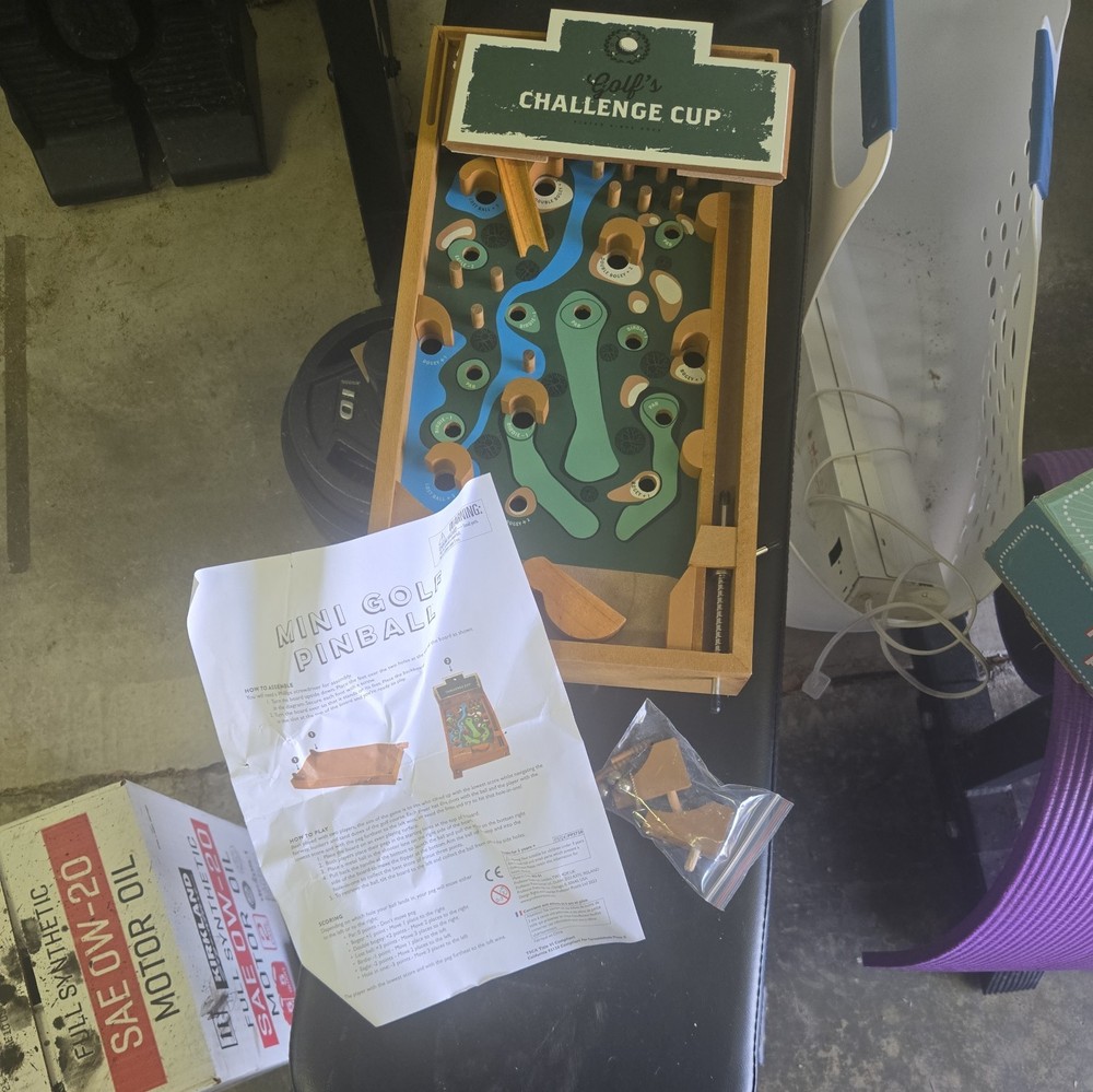 Mini Golf Pinball Challenge Cup/ Professor Puzzle/ Tabletop Game