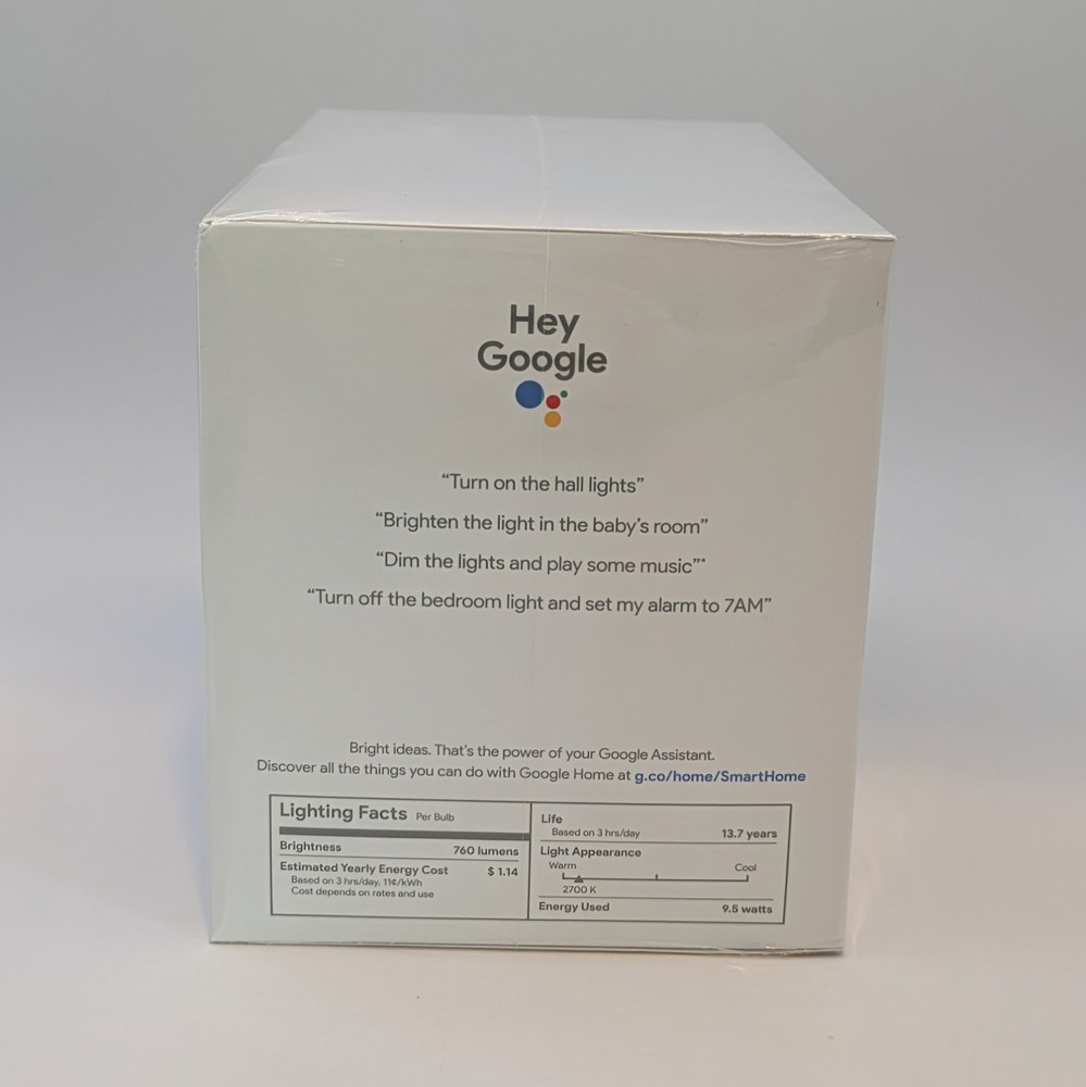 Google Smart Light Starter Kit (GA00518-US) New Unopened