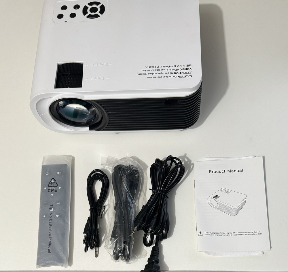 JIFAR HD Projector with WiFi and Bluetooth