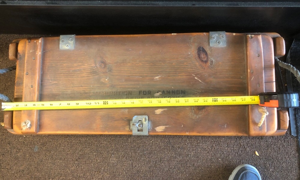 Vintage WW2 Explosive Cannon Projectile Case M30 Mortar 9140-C705 - Empty