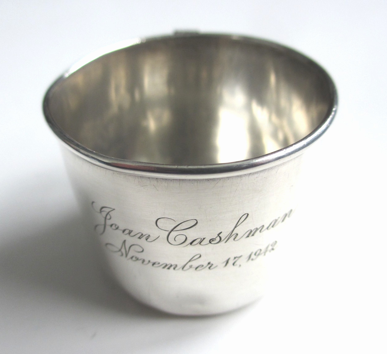 Vintage Watson Co. Sterling Silver Baby / Child Christening Cup - 32 grams