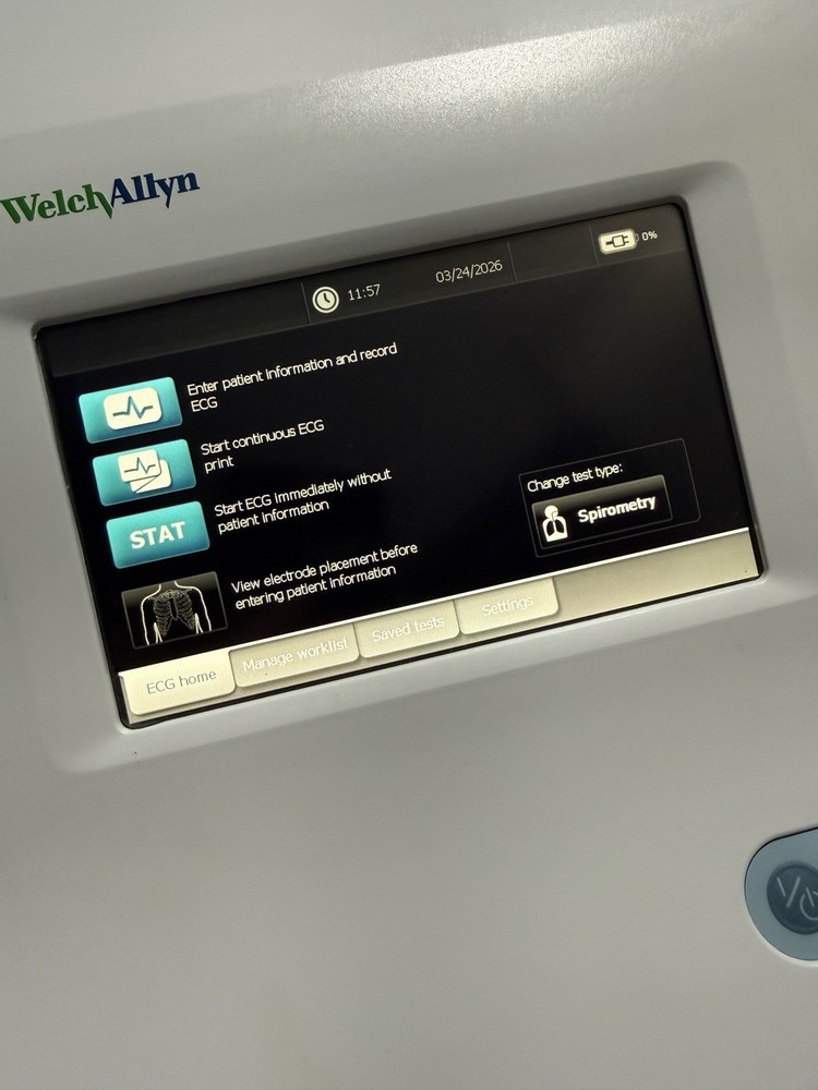 Welch Allyn CP150 Digital ECG Machine Printer with Spirometer