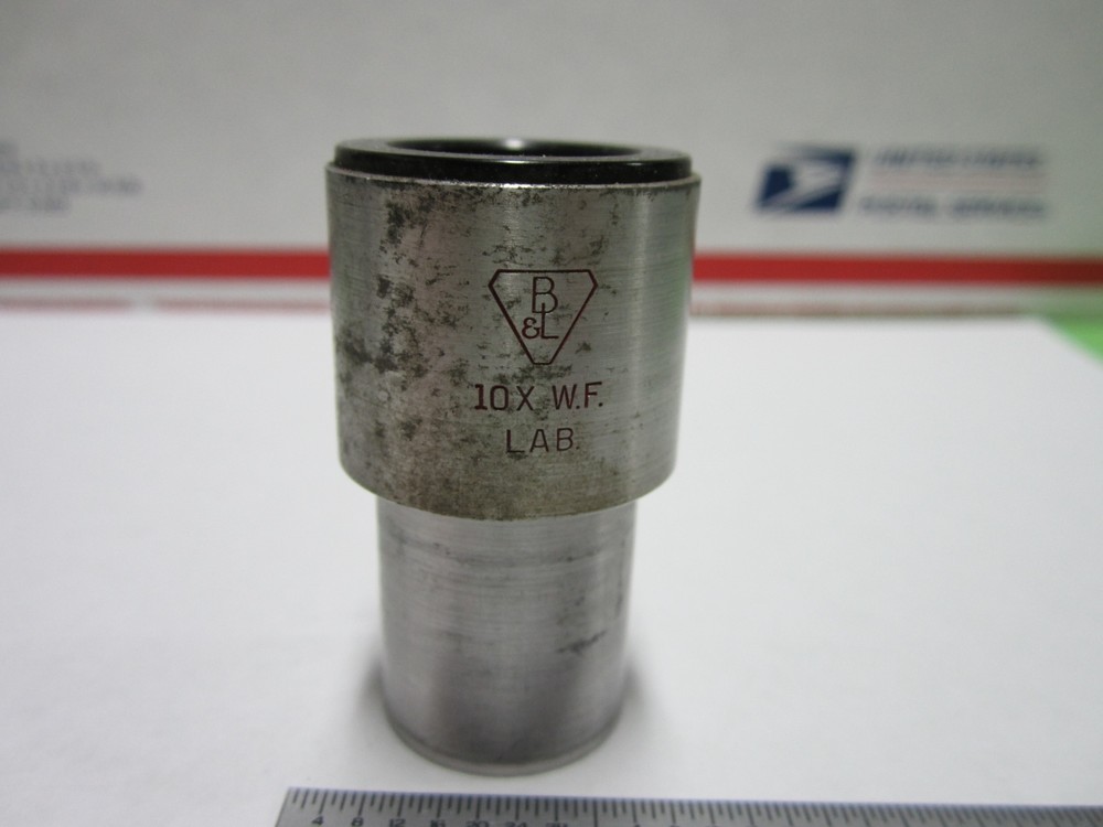 MICROSCOPE PART BAUSCH LOMB EYEPIECE 10X LAB OPTICS BIN#R1-19