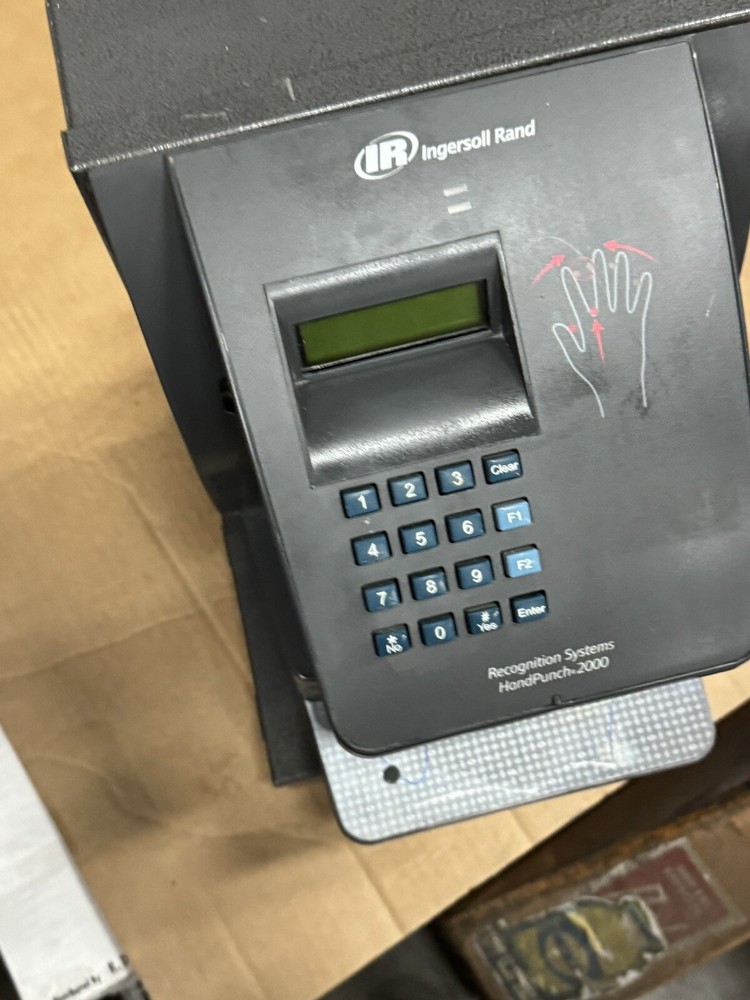 ingersoll rand recognition systems handpunch 2000 Time Clock