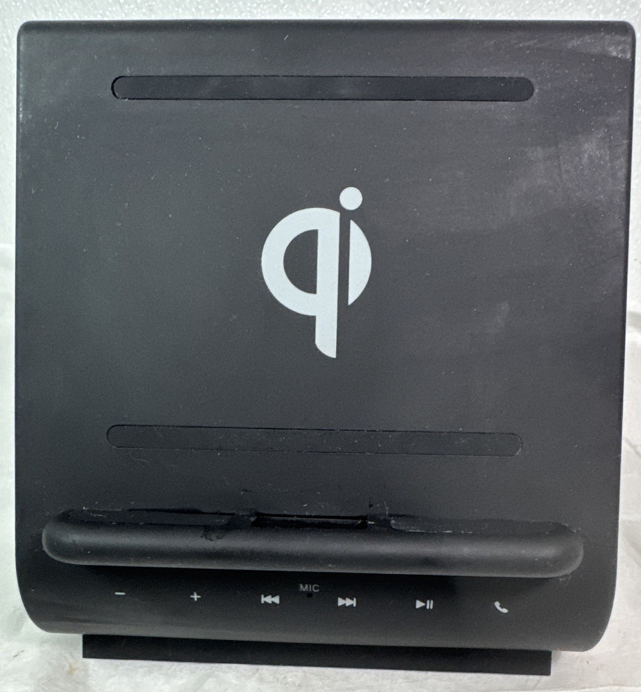 Azpen Dockall D108 Fast Wireless Charging Dock W/ Bluetooth Speaker - Tested