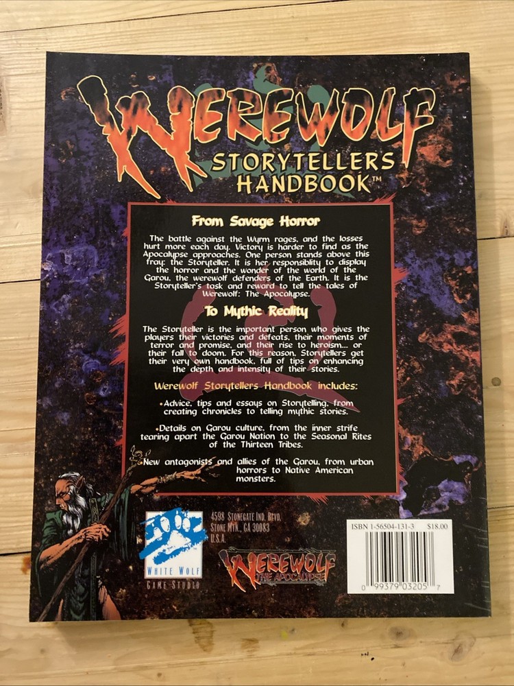 Werewolf: The Apocalypse Werewolf Storyteller's Handbook Sourcebook
