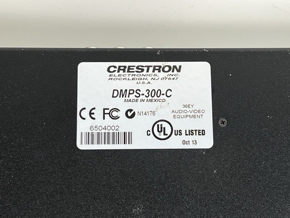 Crestron DMPS-300-C HD Digital Media Presentation System