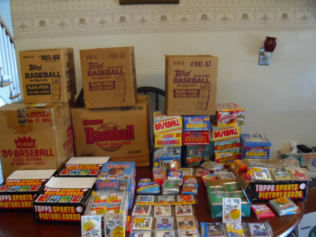 Old Vintage Baseball Cards In Their Original Sealed Packs! FREE MICKEY MANTLE