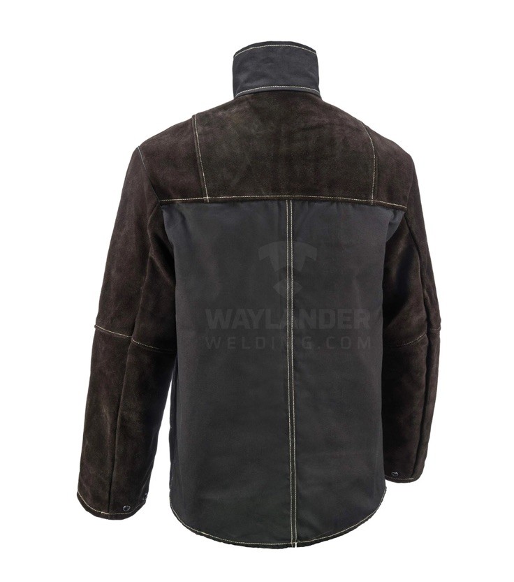 DURIN Leather Welding Jacket | Split Cowhide Leather Shoulders Size Small NEW