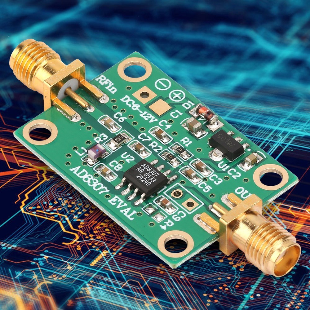 AD8307 RF Power Meter Logarithmic Testing Detector 0.1-600M -75~+15dBm Module⊹