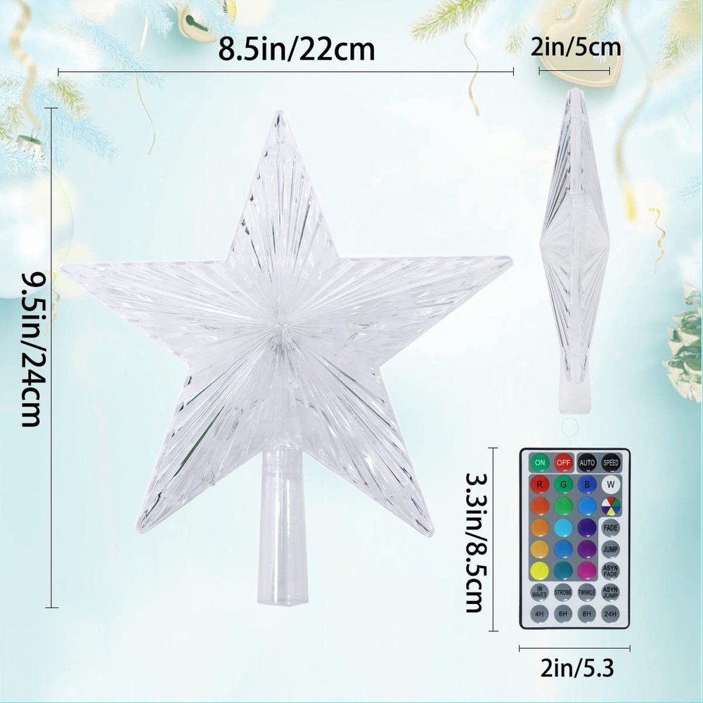 Christmas Tree Topper, FISHOPE Topper