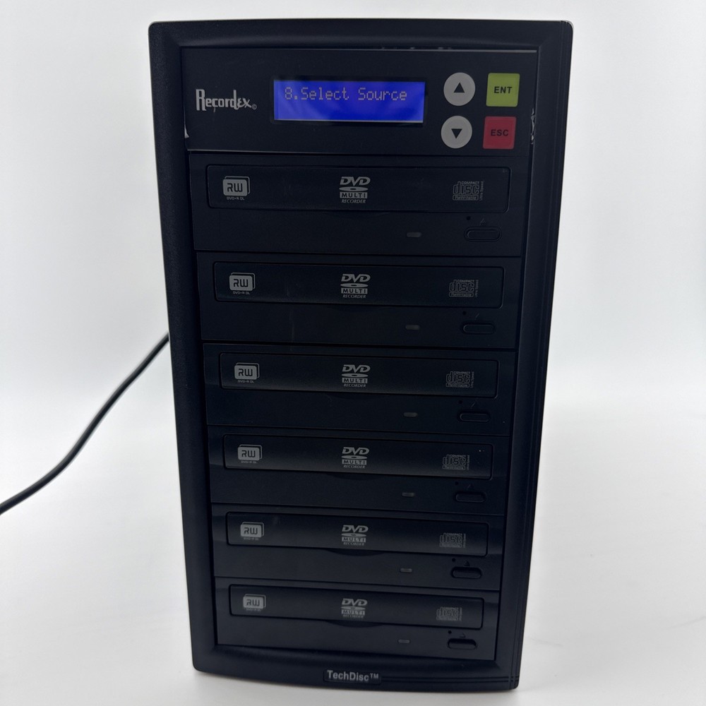Recordex RX-D5-1945 TechDisc Pro 1-to-5 DVD Duplicator Bundle Tested