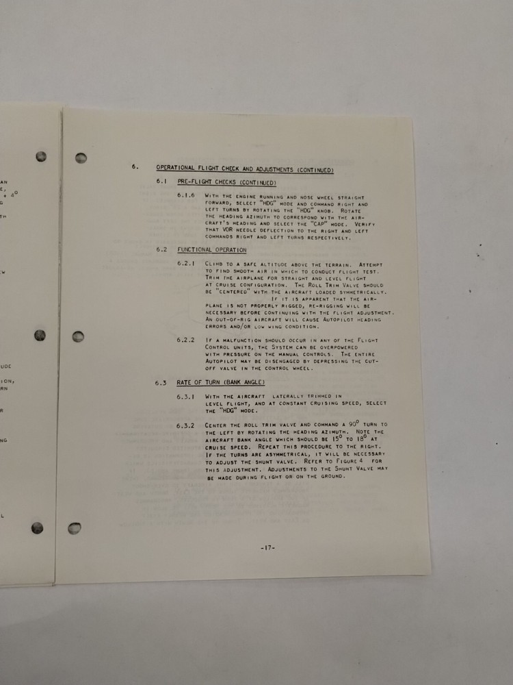 Brittain Industries Mooney NAV-Coupler/Heading Lock Operation & Service Instruct
