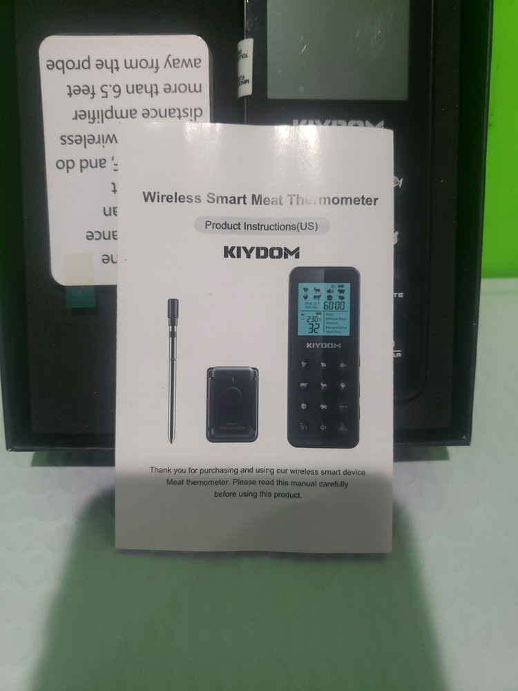 Digital Wireless Meat Thermometer Open Box