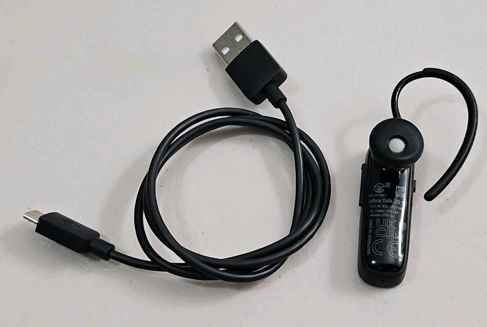 Jabra - Talk 25 SE Bluetooth Headset - Black -