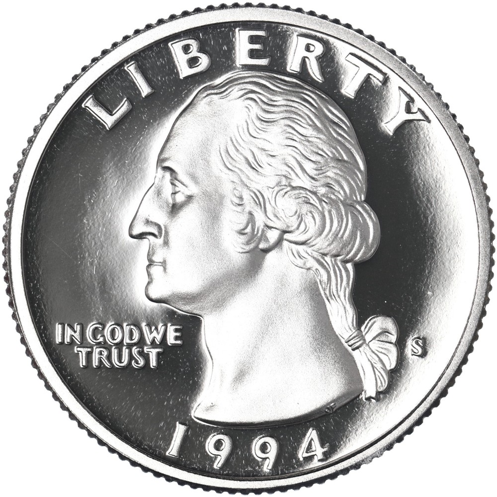 1994 S Washington Quarter Gem DCam Proof CN-Clad