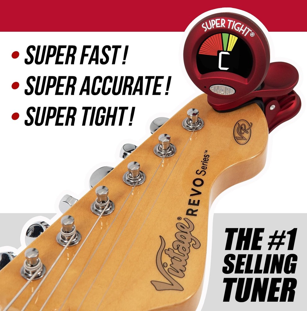 Snark ST-2 Multi-Instrument Chromatic Tuner Small, Red