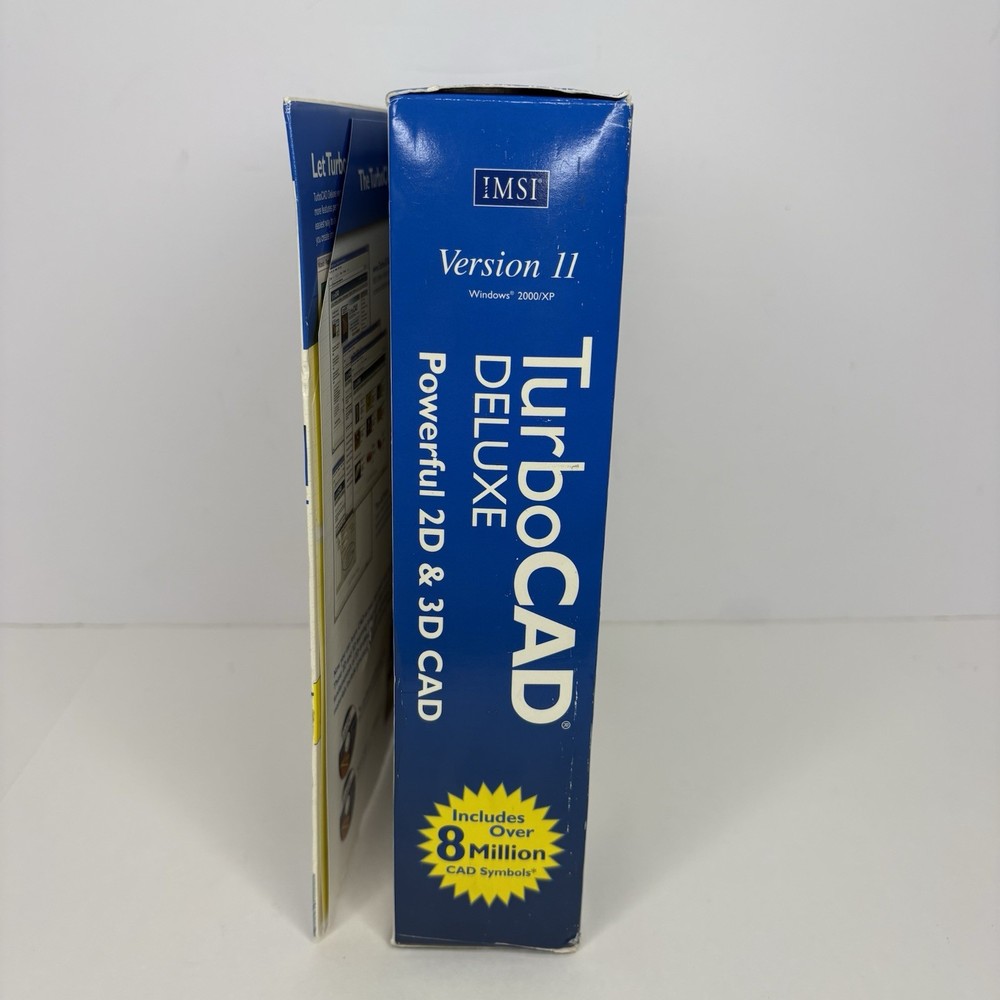 TurboCAD Deluxe Version 11 For windows 2000 /XP 2D & 3D CAD