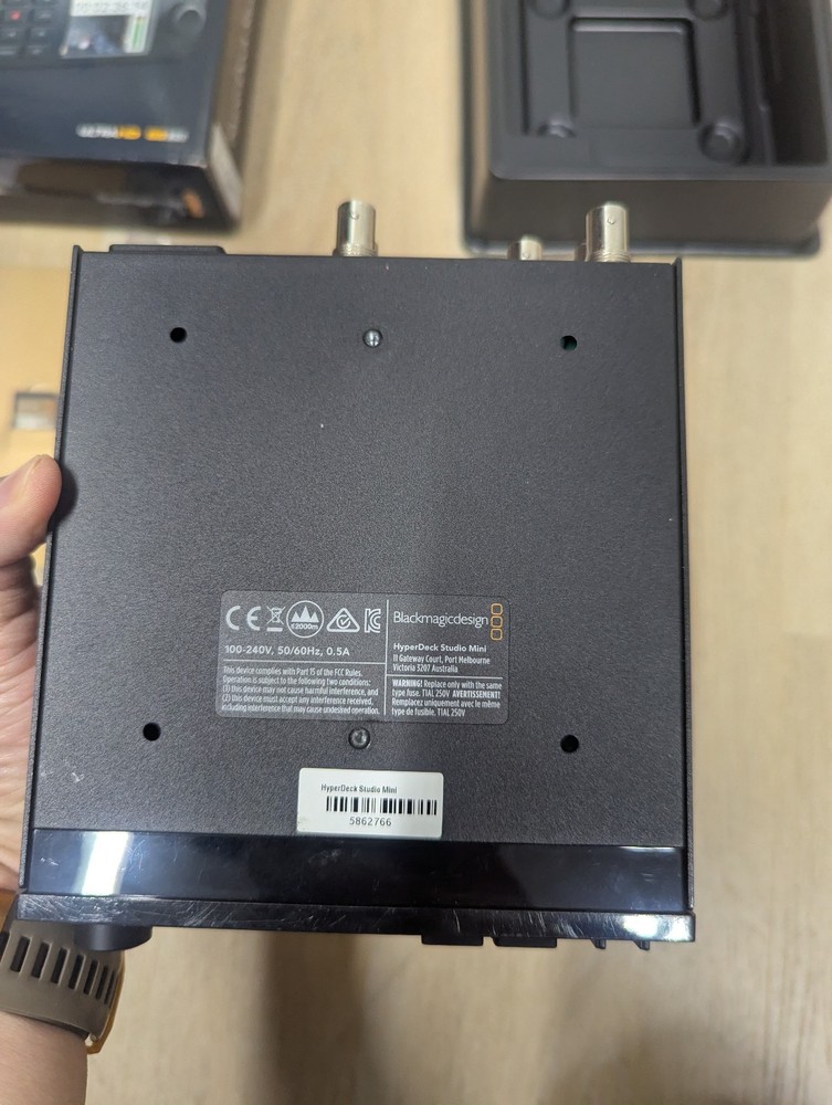 Blackmagic Design Hyperdeck Studio Mini - Working Pull from Studio