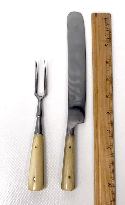 Two Piece Bone Handle Utensil Set
