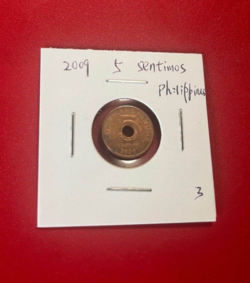 2009 Philippines 5 Sentimo coin - nice world coin !!!