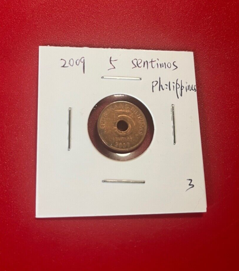2009 Philippines 5 Sentimo coin - nice world coin !!!