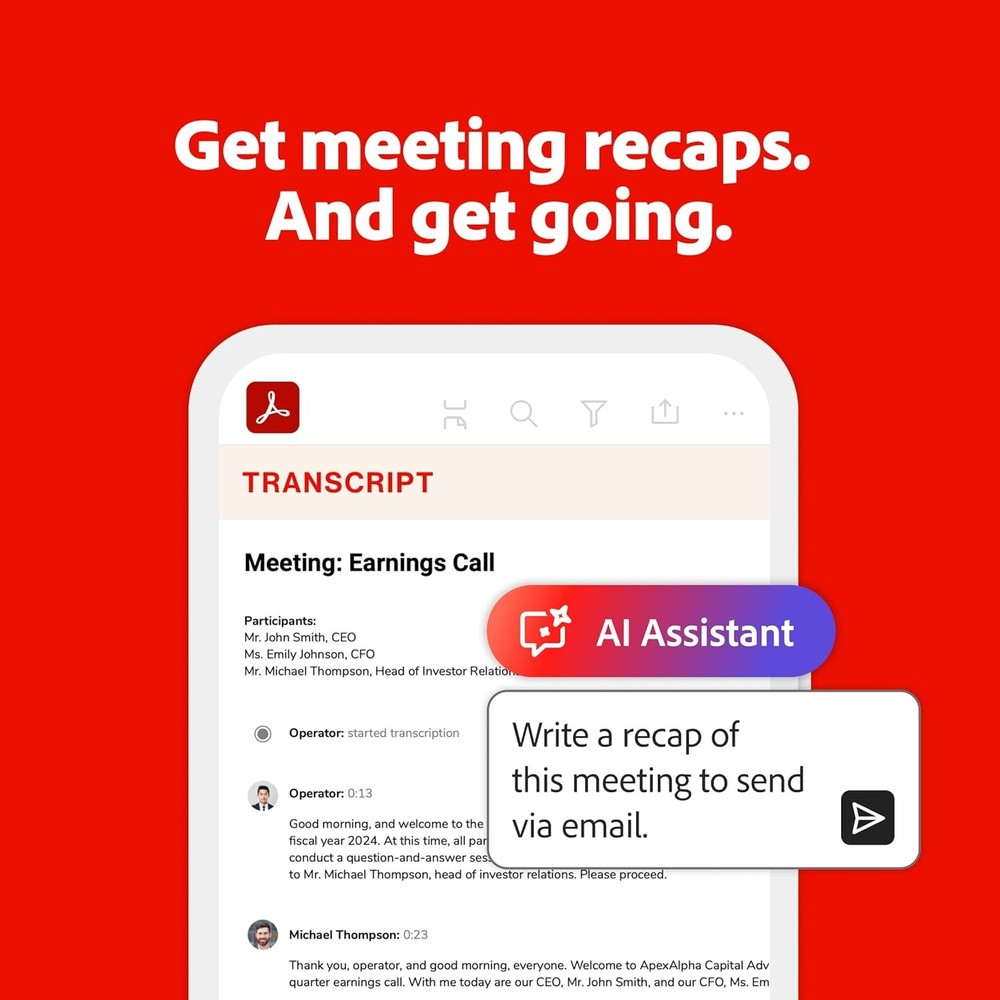 Adobe Acrobat AI Assistant