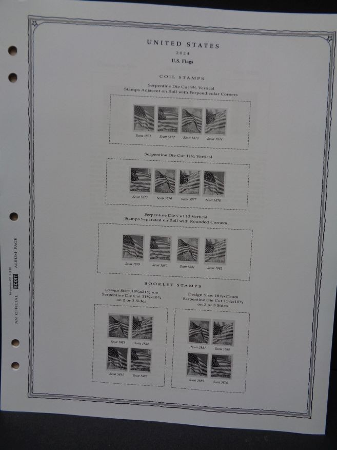 SCOTT US Minuteman 2025 stamp collection album pages supplement # 57 NEW Latest