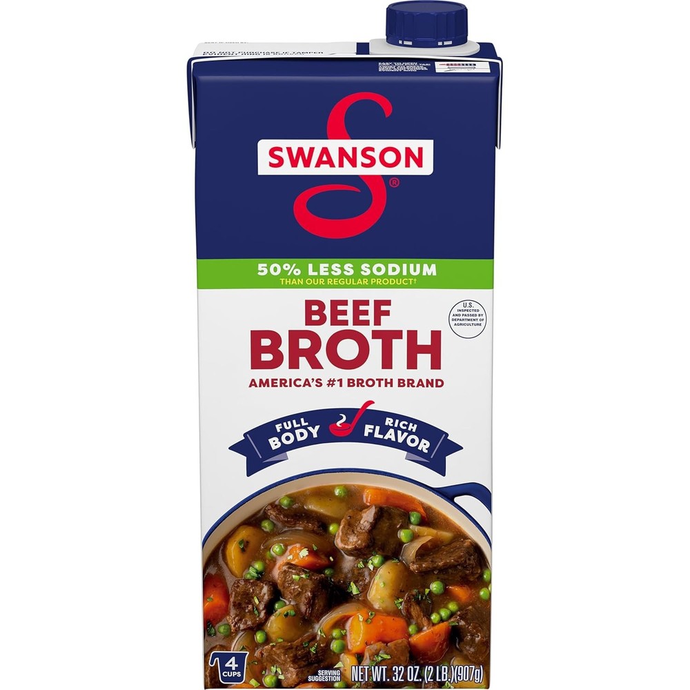 Low Sodium Beef Broth 32oz Cooking Base