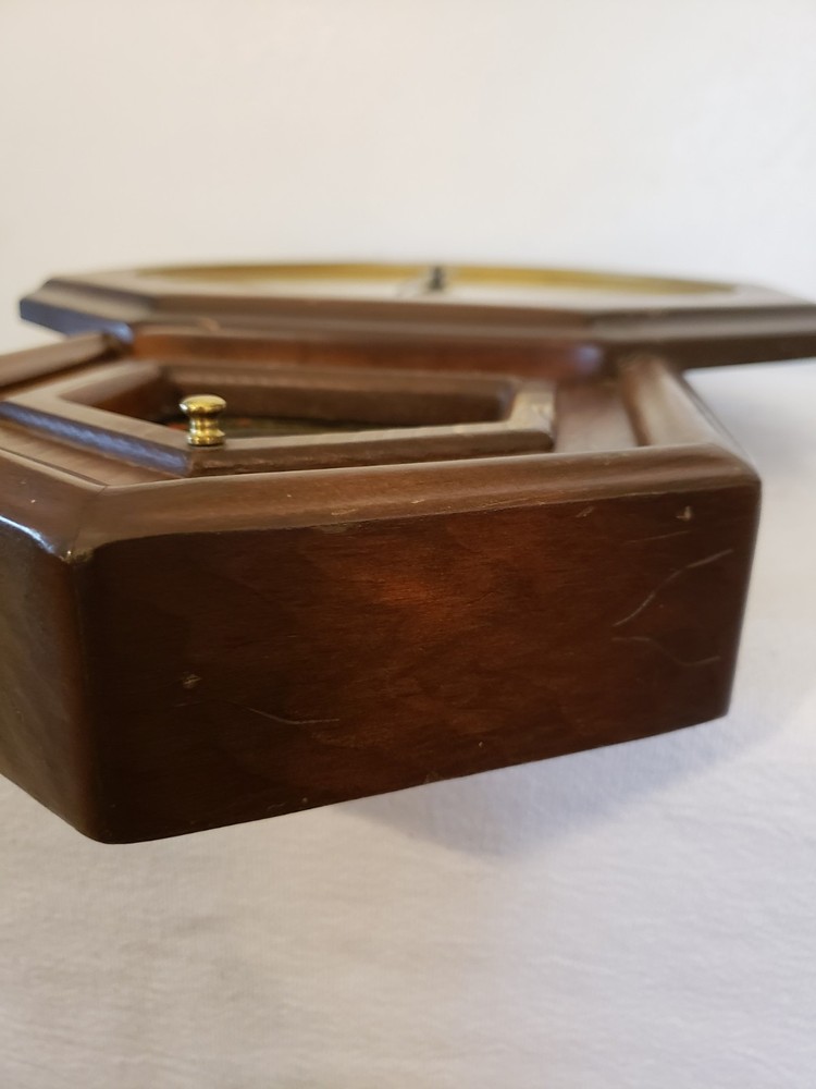 Seth Thomas Golden Rule Pendulum Wall Clock E477-005 Untested