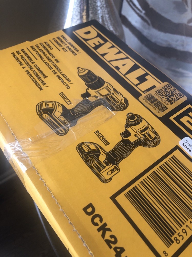 DEWALT DCK241C2 20 Volt, Max Compact Brushless Drill / Driver Impact Combo Kit