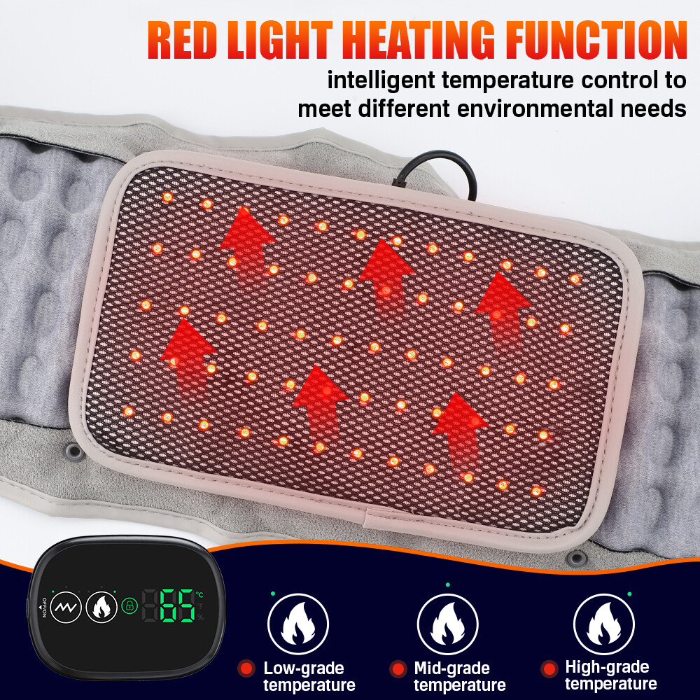 Heating Massage Decompression Belt Lumbar Support for Lower Back Pain Relief