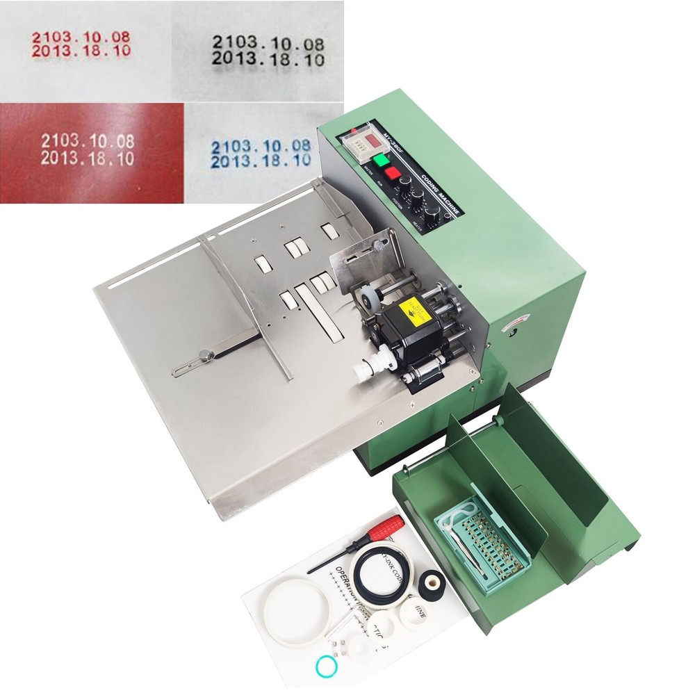 MY-380F Auto Dry Ink Batch Coding Machine Efficient Date Coder Auto Counting