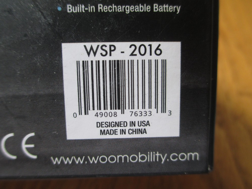 WOO MOBILITY BLUETOOTH WIRELESS SPEAKER - CHARGABLE