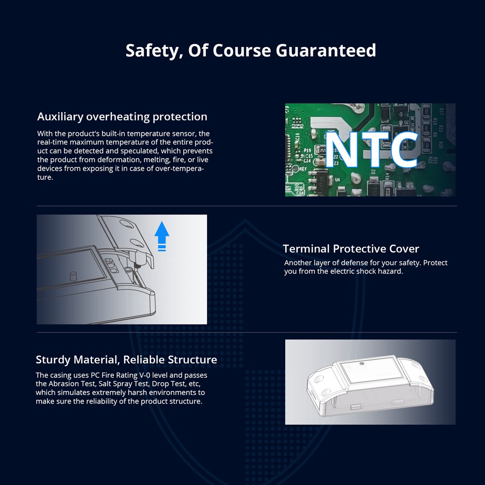 3Packs SONOFF Basic R4 WiFi Smart Light Switch 10A DIY Module 2400W App Control