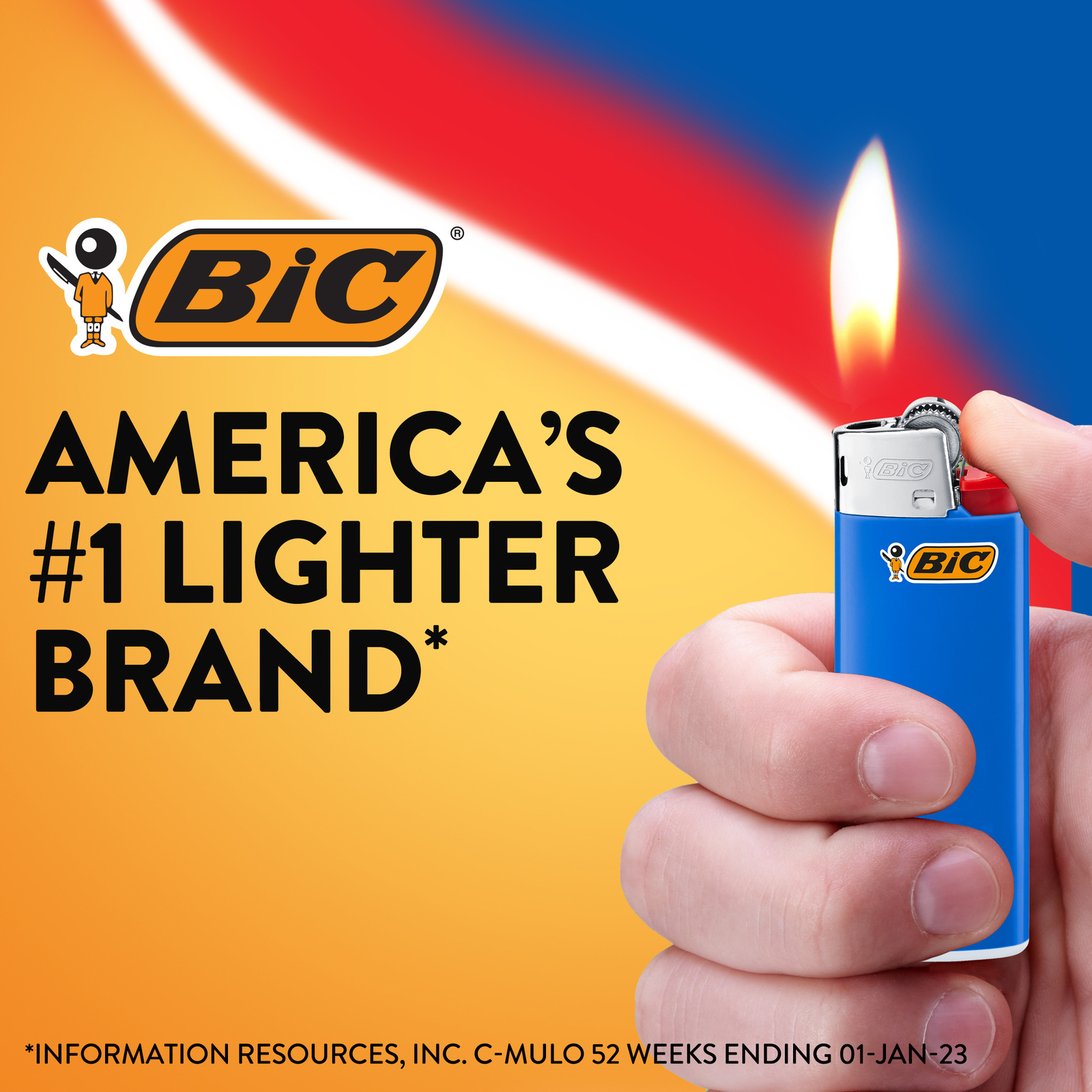BIC Mini Lighter, Assorted Colors, Set of 8 Pocket Lighters, Safe and Reliable
